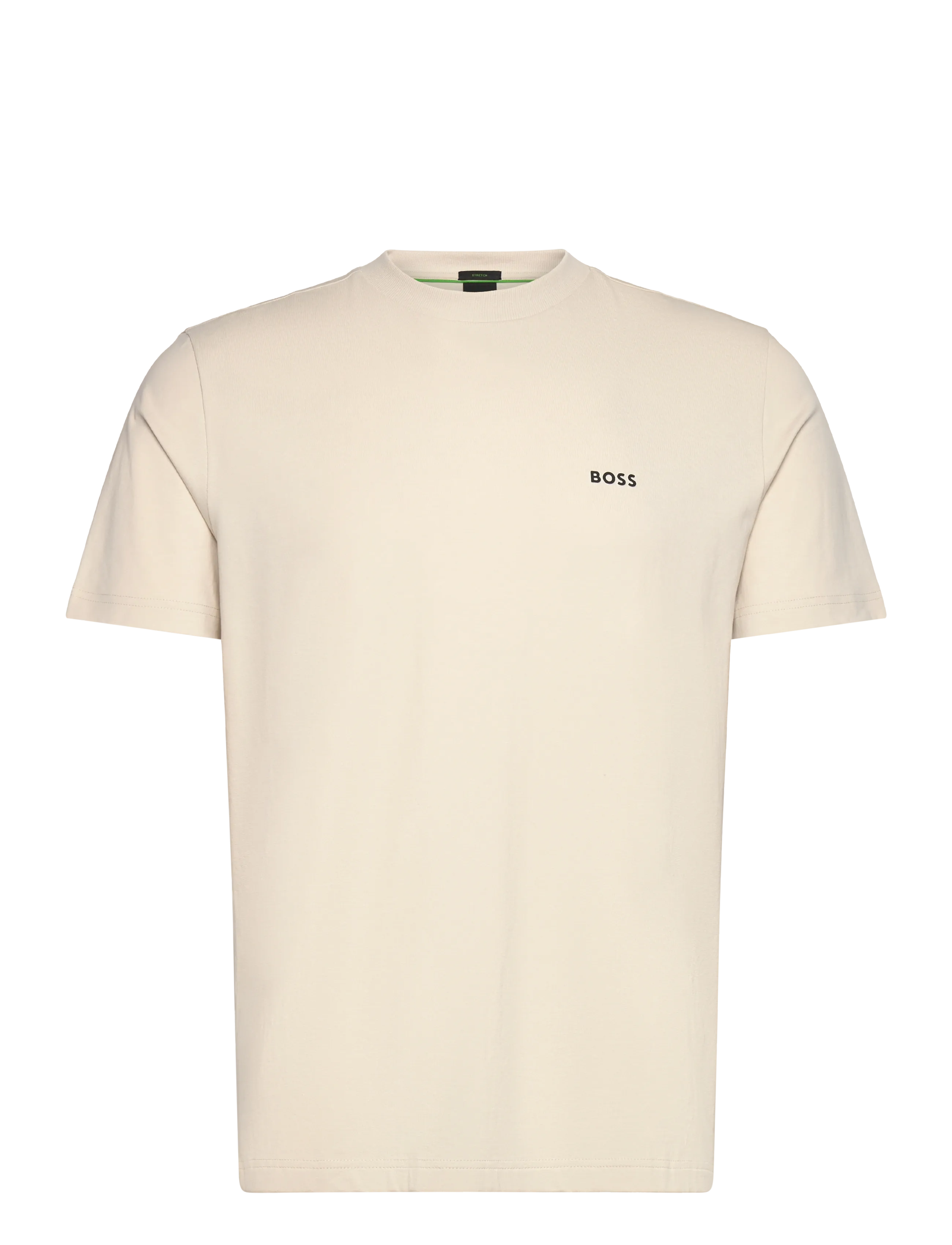 BOSS Tee - BOSS Green - OPEN WHITE / cream