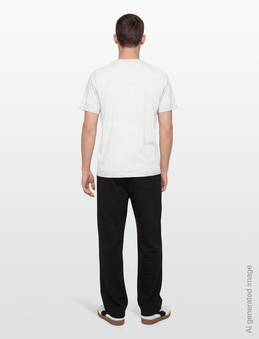 BOSS - Tee - t-shirts - silver - 4