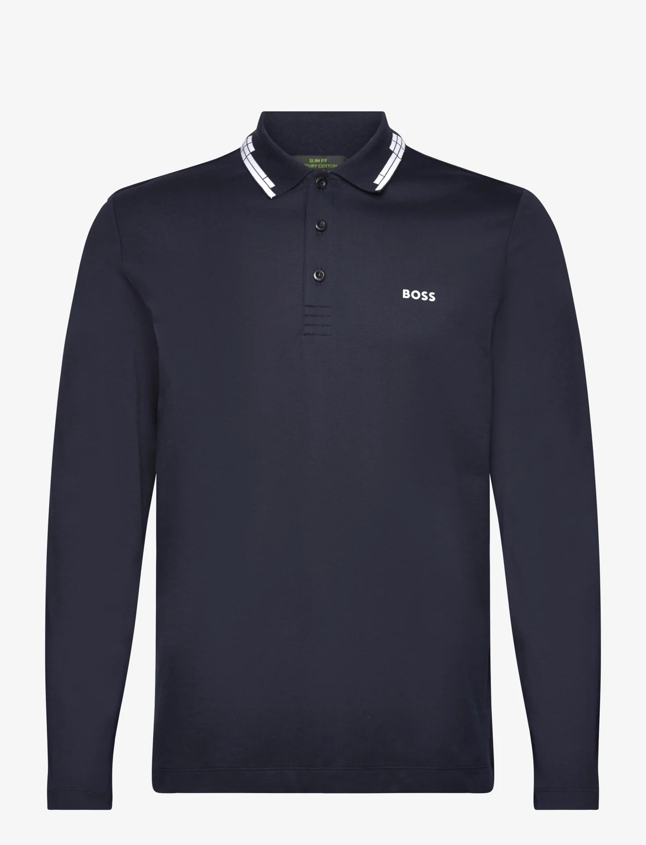 BOSS - Pleesy - polo marškinėliai ilgomis rankovėmis - dark blue - 0