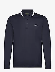 BOSS - Pleesy - polo marškinėliai ilgomis rankovėmis - dark blue - 0