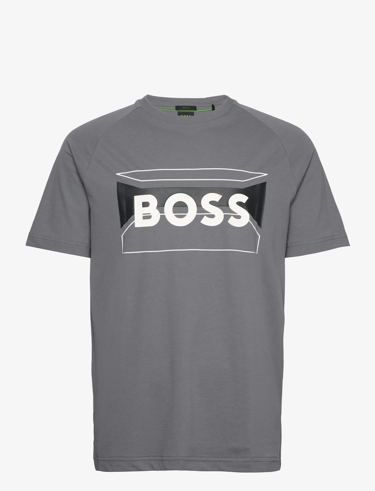 BOSS - Tee 2 - t-shirts - medium grey - 0