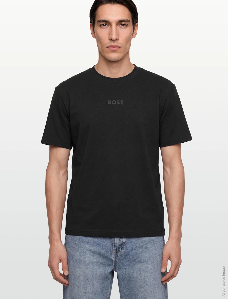 BOSS - Tee 10 - oberteile & t-shirts - black - 3