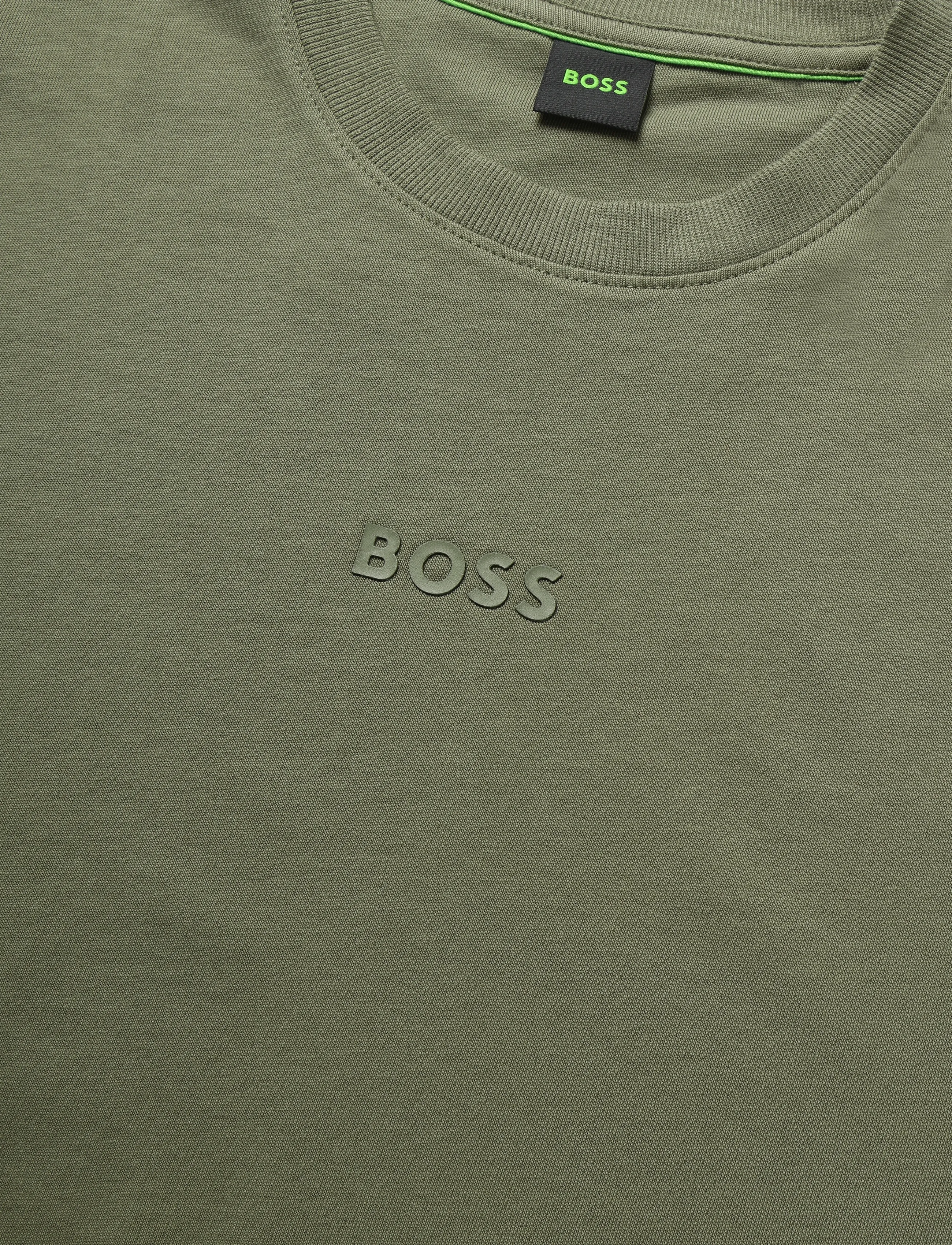 BOSS - Tee 10 - oberteile & t-shirts - dark beige - 2
