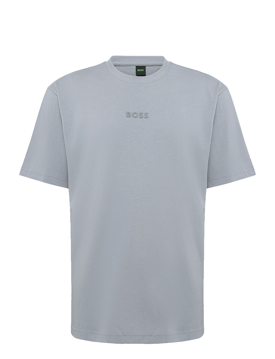 BOSS - Tee 10 - oberteile & t-shirts - dark grey - 0