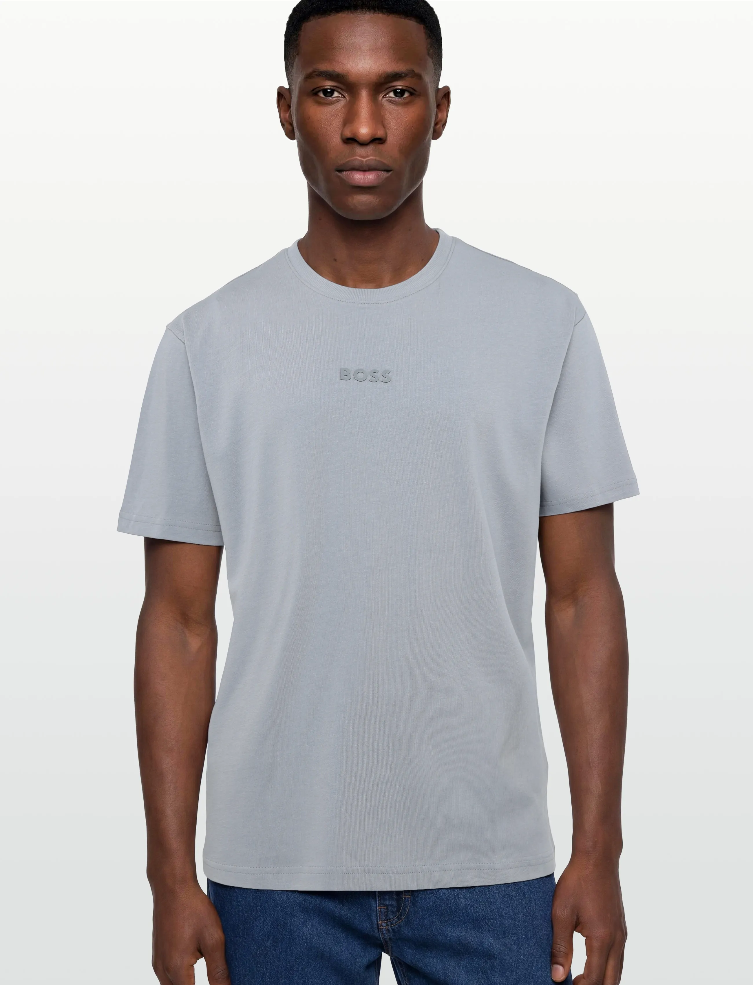 BOSS - Tee 10 - oberteile & t-shirts - dark grey - 3