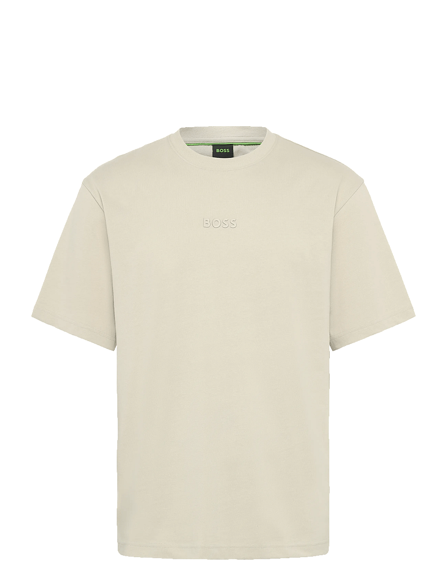 BOSS - Tee 10 - tops & t-shirts - light beige - 1