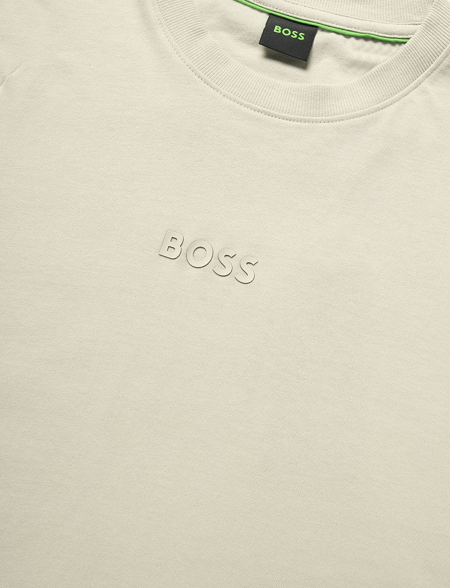 BOSS - Tee 10 - tops & t-shirts - light beige - 5