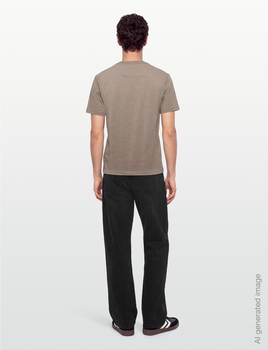 BOSS - Tee 10 - tops & t-shirts - light/pastel brown - 4