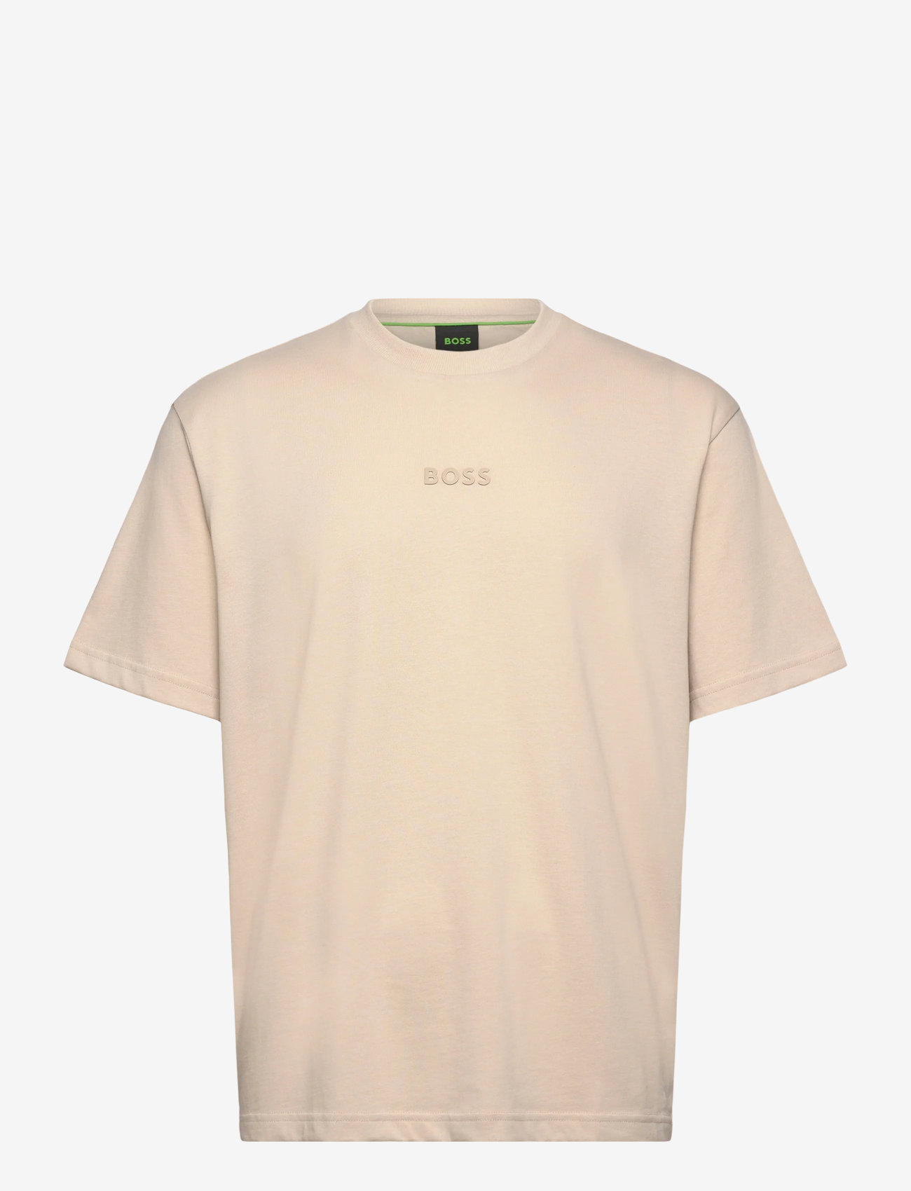 BOSS - Tee 10 - t-shirts - open beige - 0
