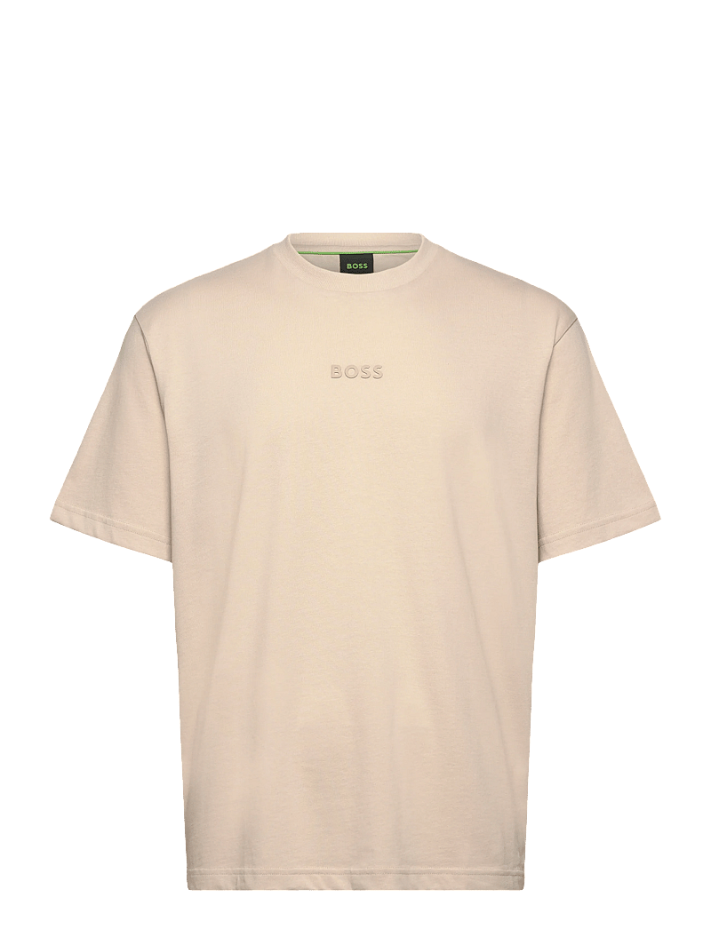BOSS - Tee 10 - t-shirts - open beige - 0