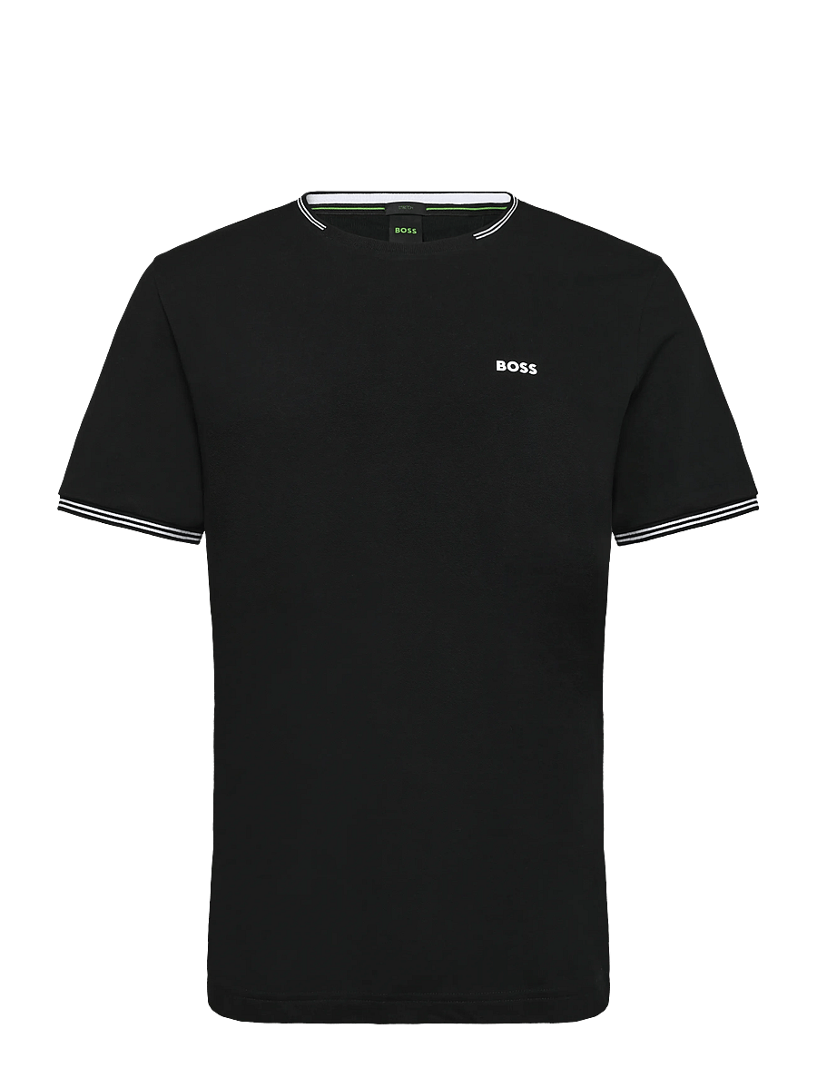 BOSS - Taul - kurzärmelige t-shirts - black - 0