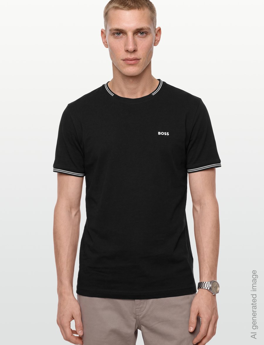 BOSS - Taul - kortärmade t-shirts - black - 3