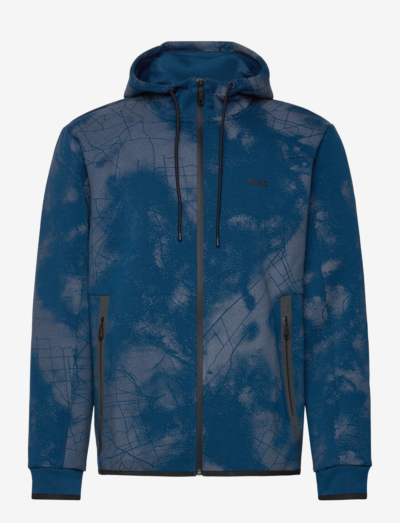 BOSS - Savion - tops - open blue - 0