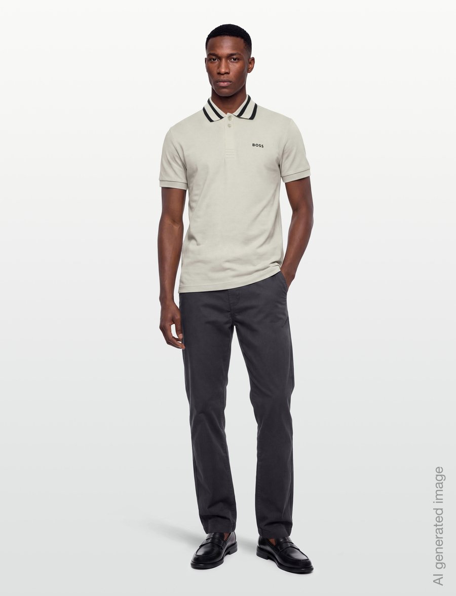 BOSS - Paule - knitted polos - light beige - 0