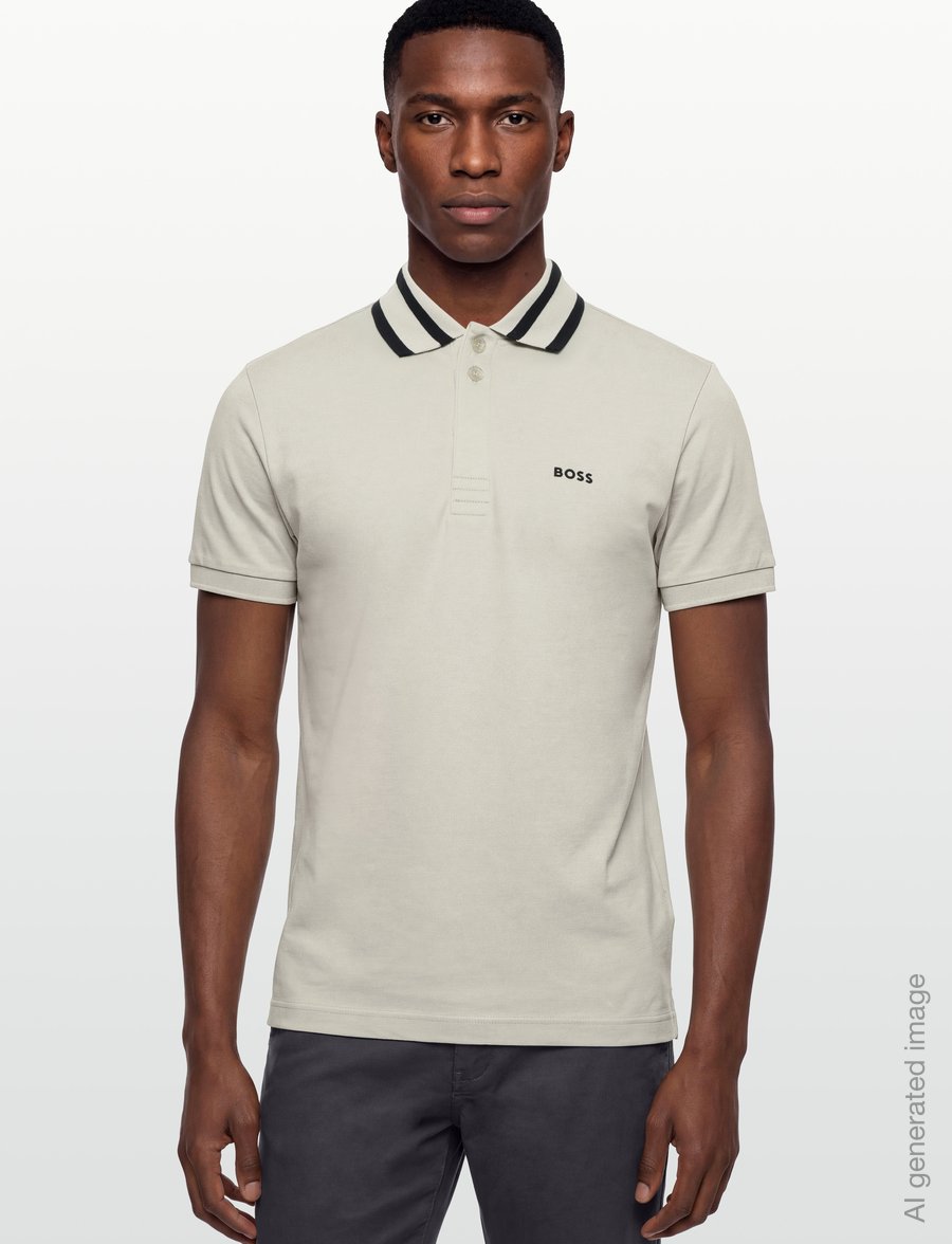 BOSS - Paule - knitted polos - light beige - 3