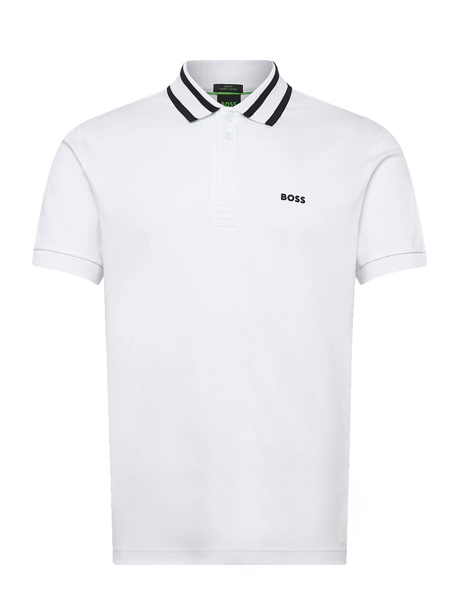 BOSS - Paule - geweven polo's - white - 0
