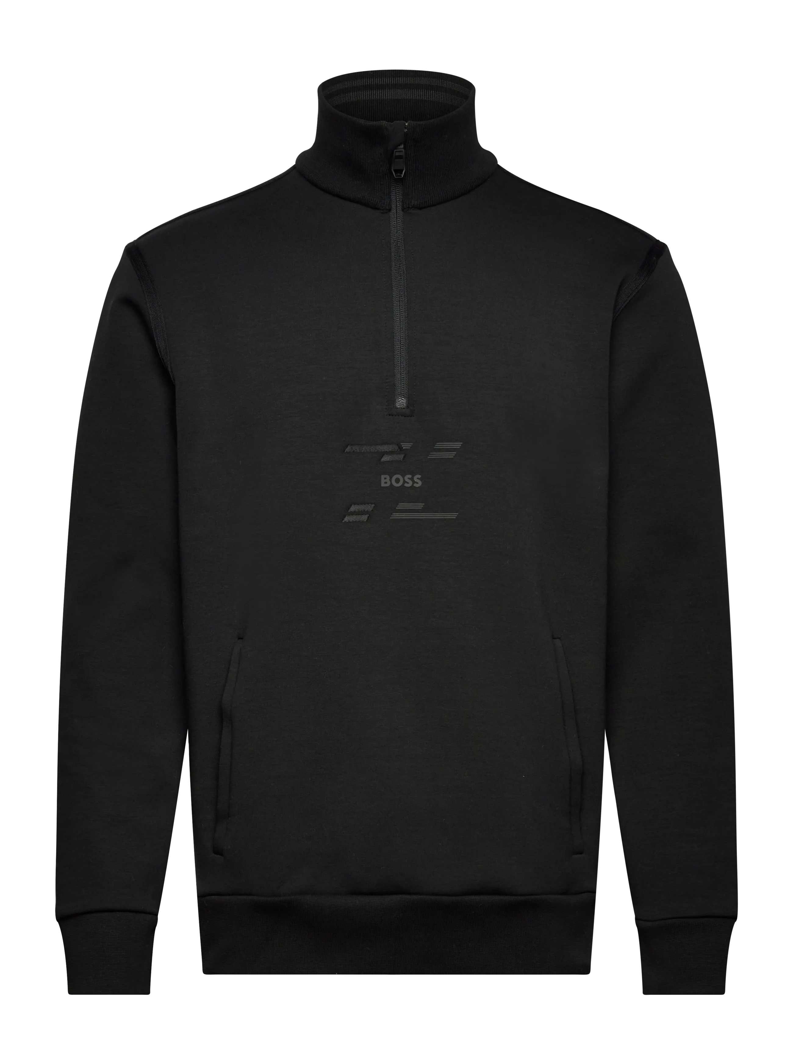 BOSS Sweat Tape - Sweatshirts - BLACK / black