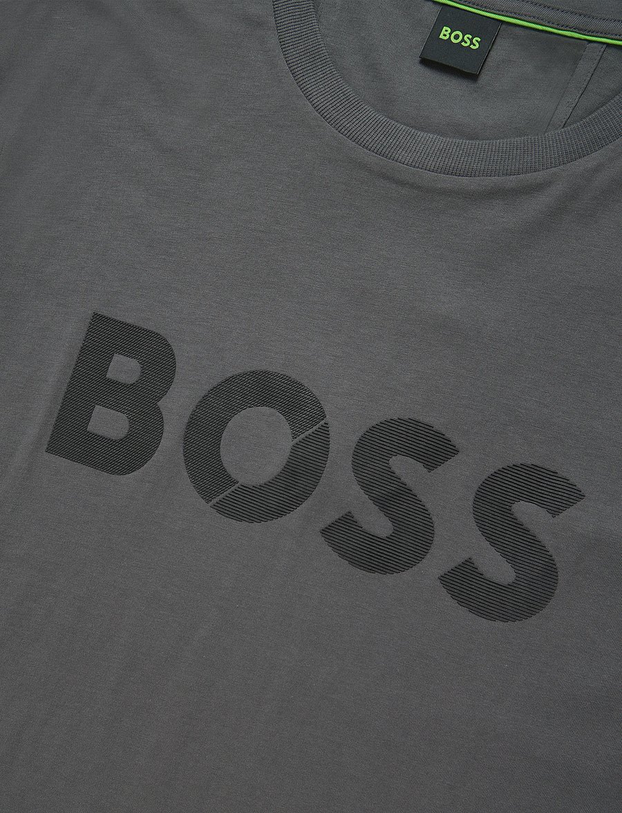 BOSS - Tee Tape Logo - t-shirts - dark grey - 2