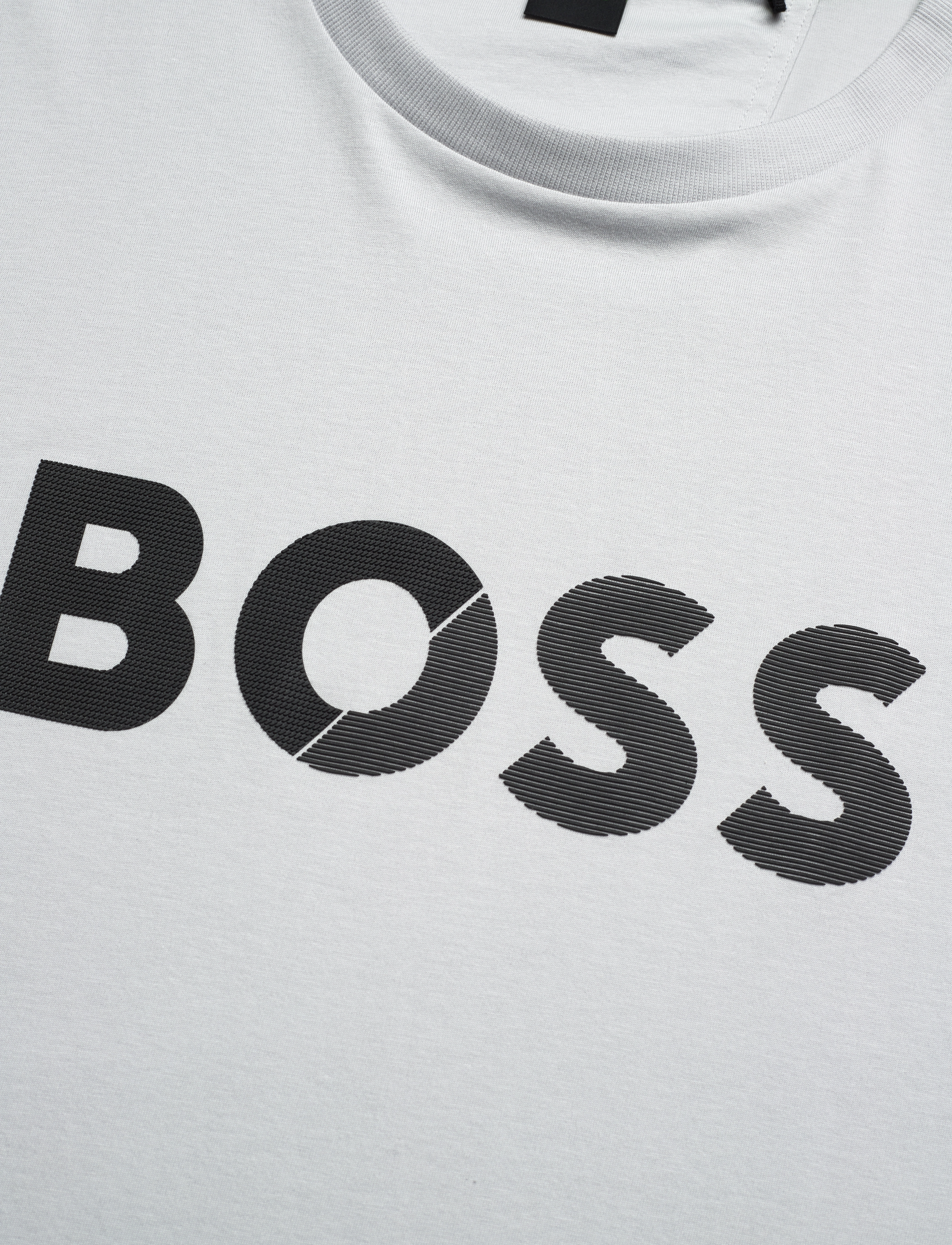 BOSS - Tee Tape Logo - t-shirts - light/pastel grey - 2