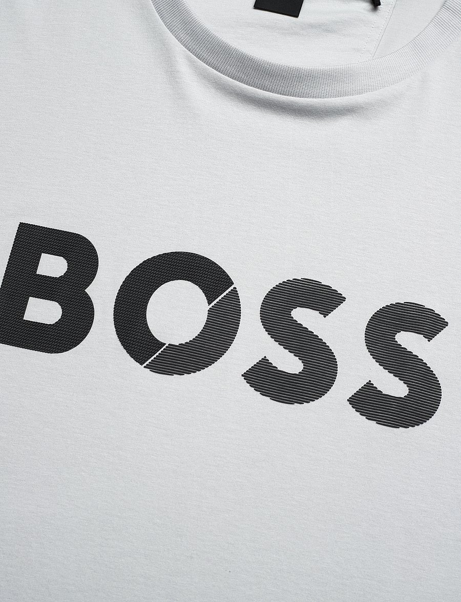 BOSS - Tee Tape Logo - t-shirts - light/pastel grey - 2