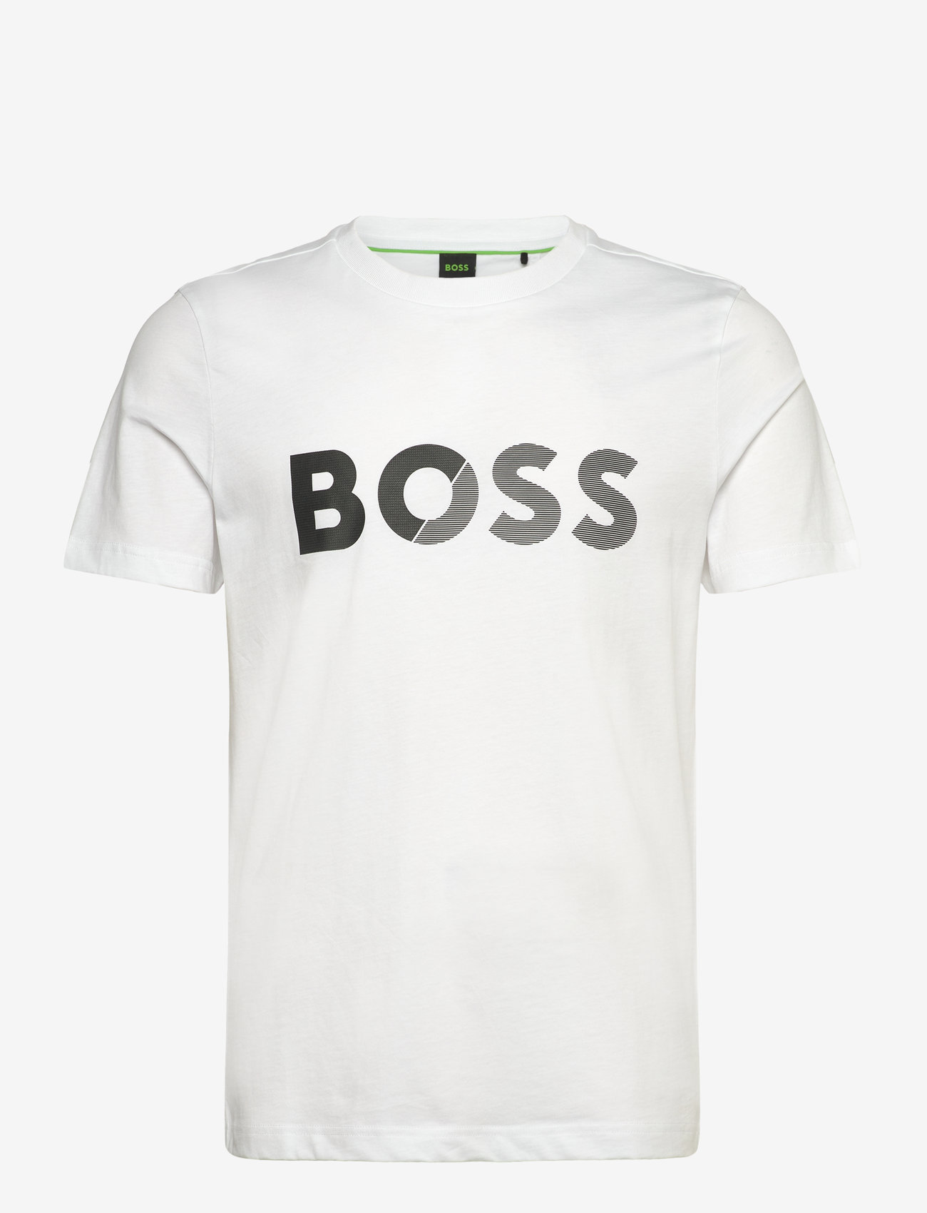 BOSS - Tee Tape Logo - t-shirts - white - 0