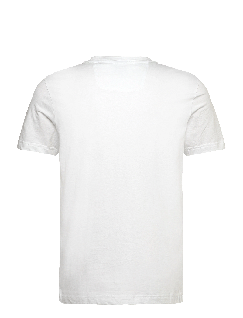 BOSS - Tee Tape Logo - oberteile & t-shirts - white - 1