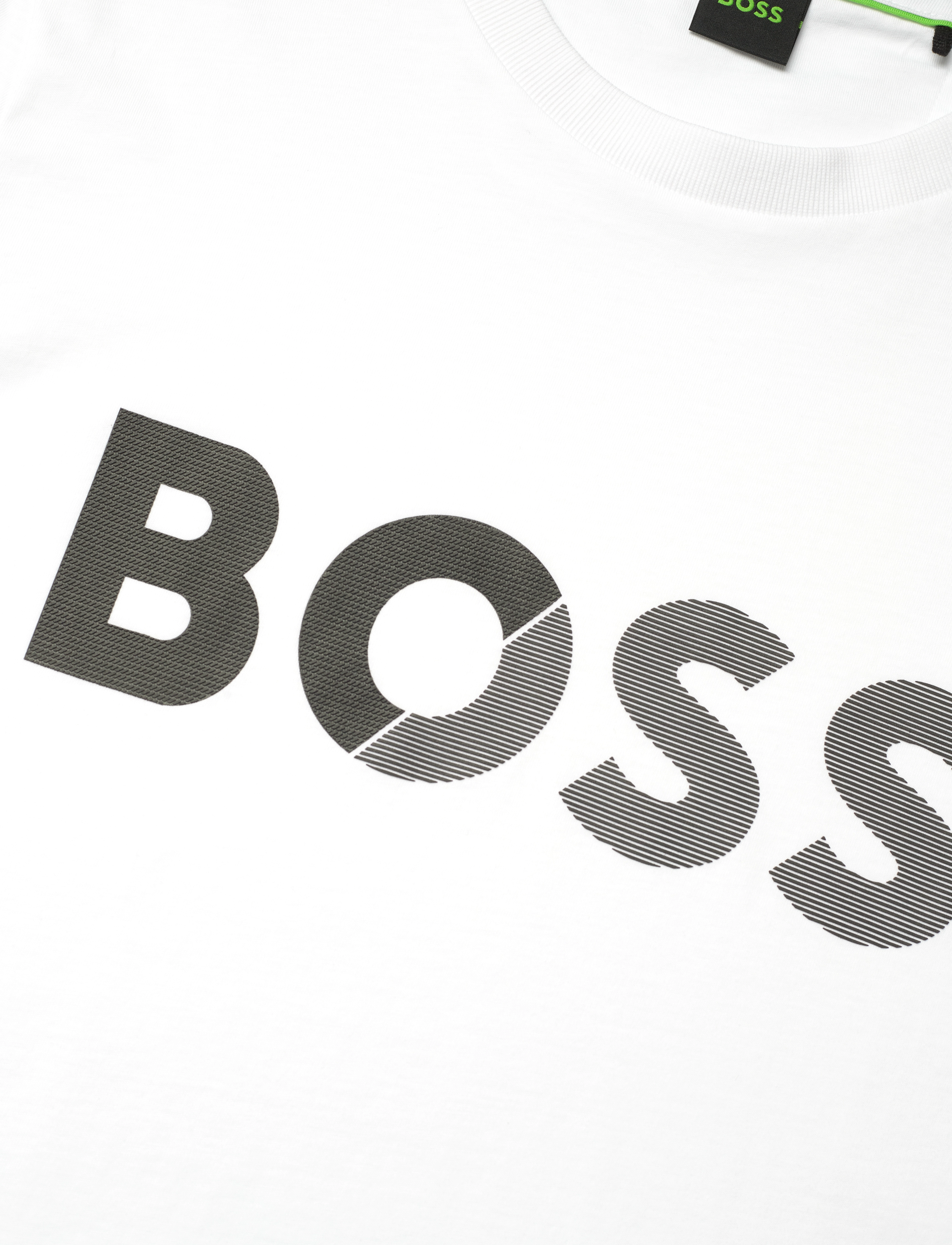 BOSS - Tee Tape Logo - t-shirty - white - 2