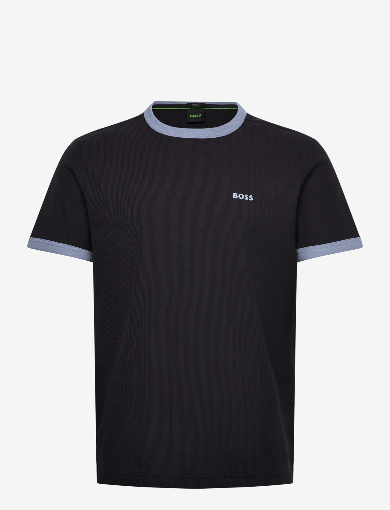 BOSS - Tee Tape Rib - short-sleeved t-shirts - dark blue - 0