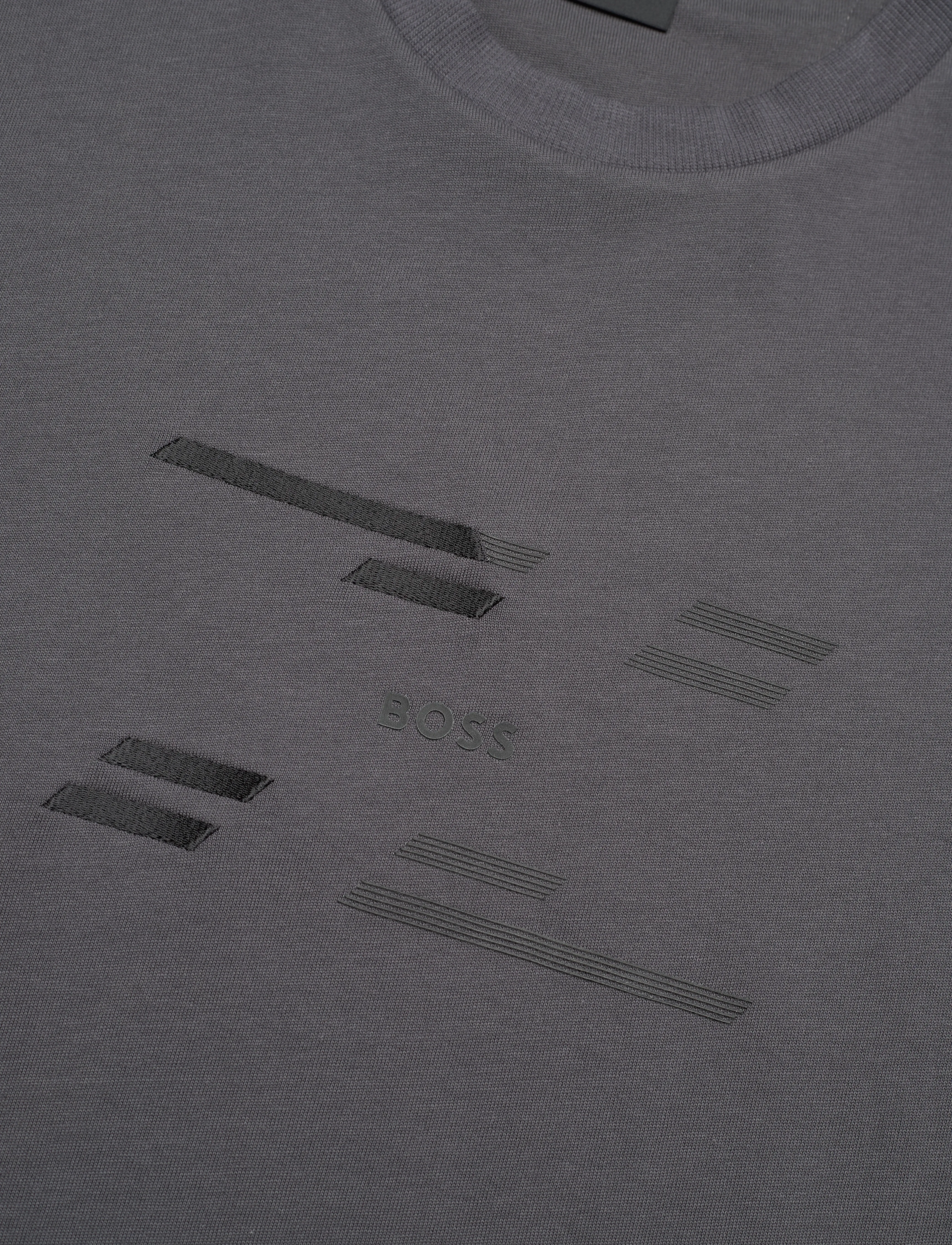 BOSS - Tee Tape HJ - dark grey - 2