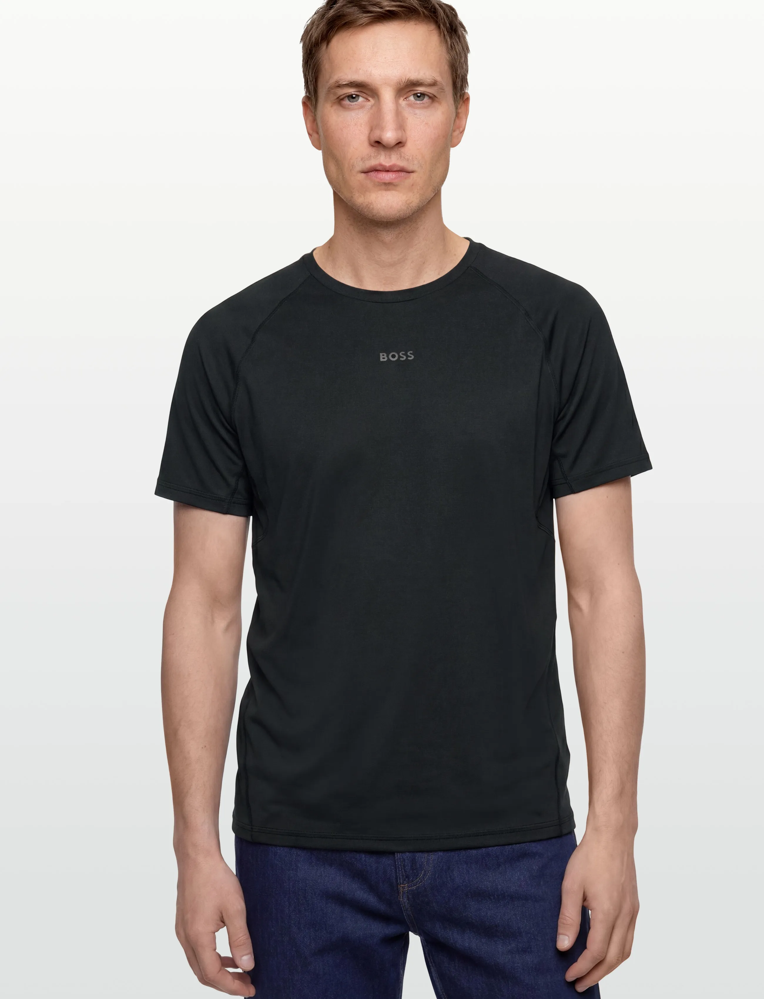 BOSS - Tee Active 1 - t-shirts - black - 3