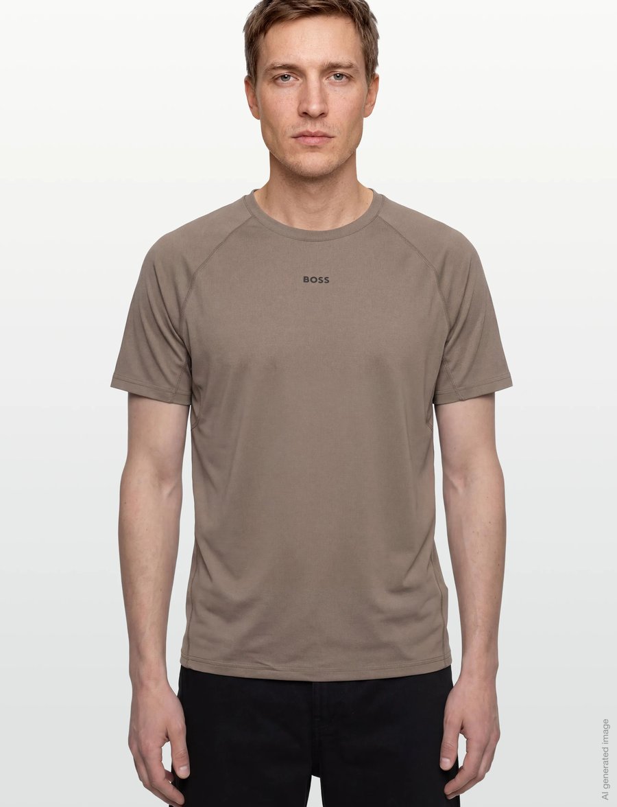 BOSS - Tee Active 1 - t-shirts - light/pastel green - 3