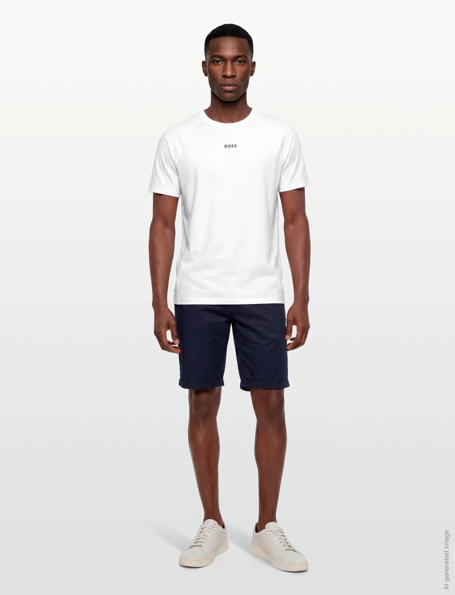 BOSS - Tee Active 1 - t-shirts - white - 0