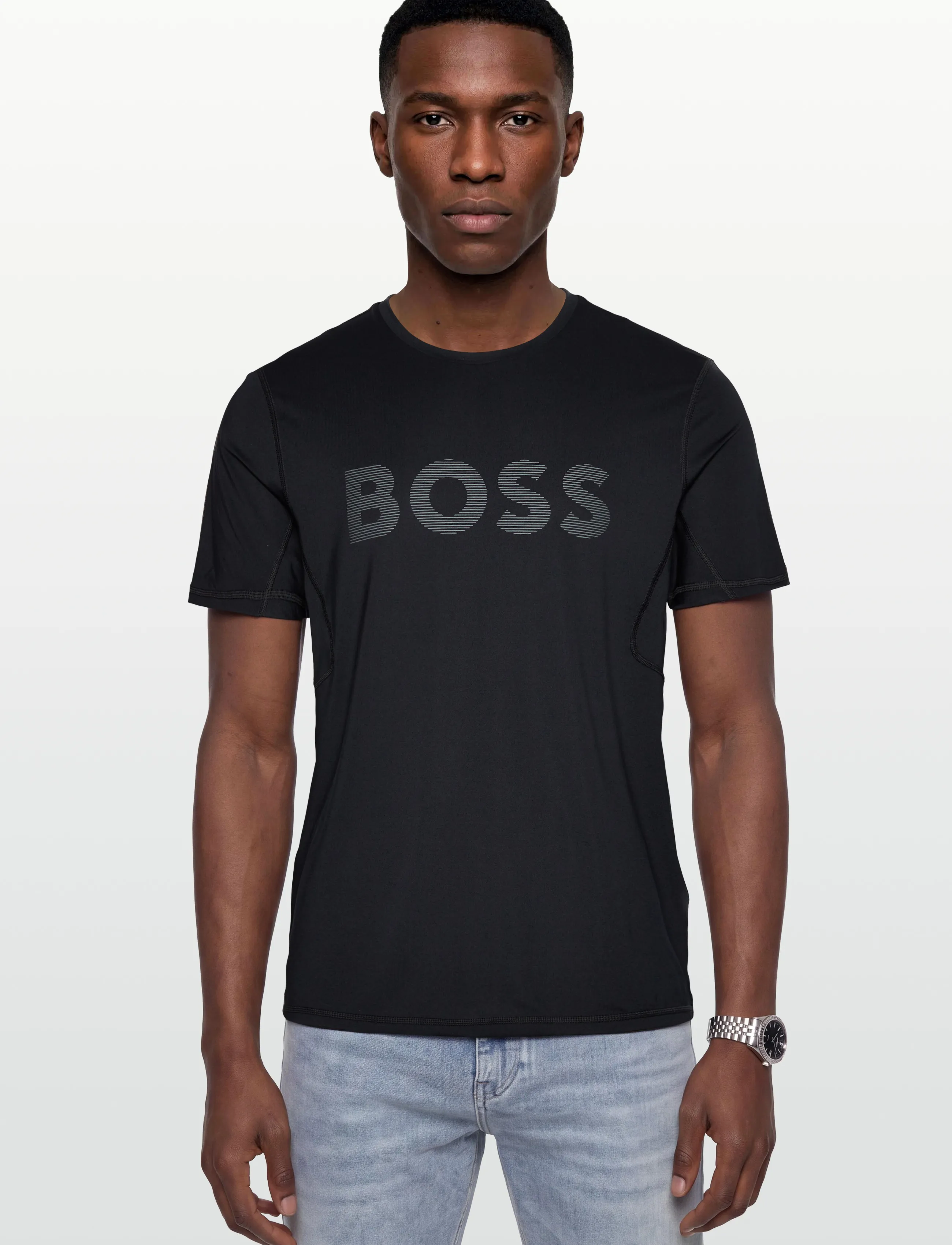 BOSS - Tee Active - lühikeste varrukatega t-särgid - black - 3