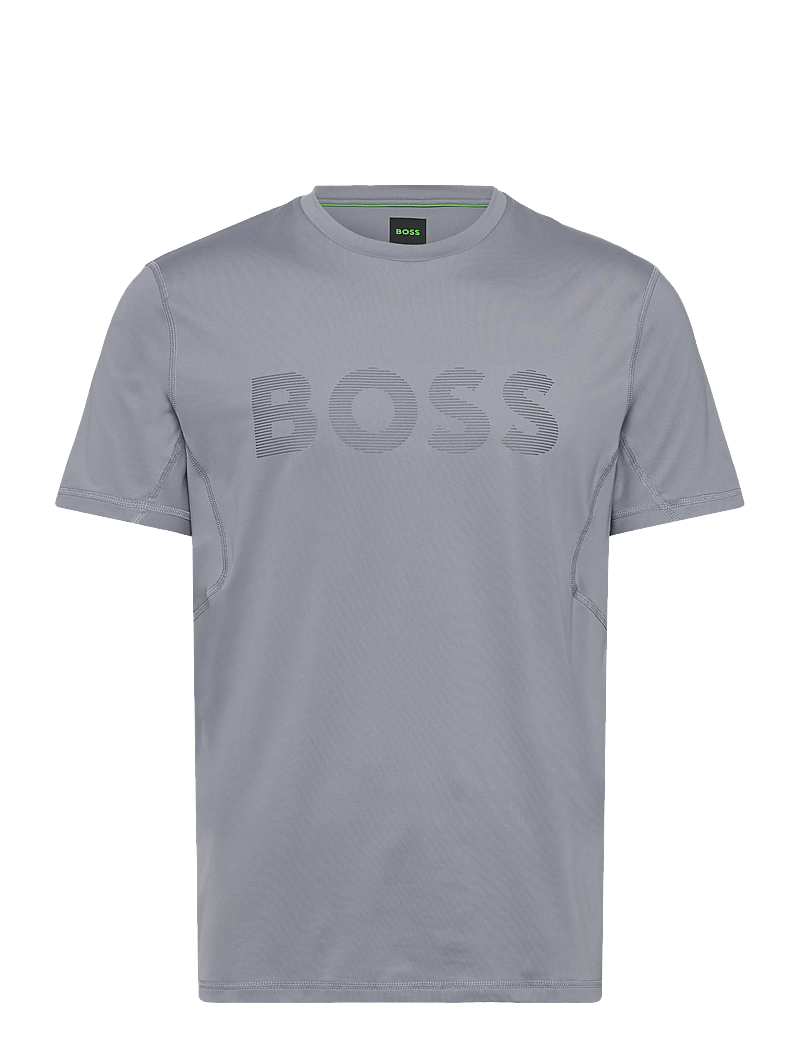 BOSS - Tee Active - t-shirts - dark grey - 0