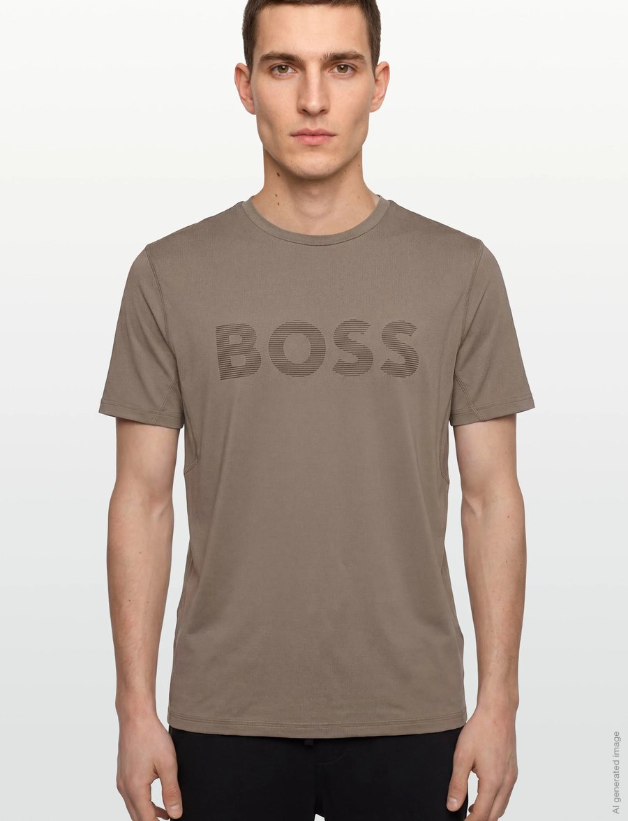 BOSS - Tee Active - oberteile & t-shirts - light/pastel green - 3