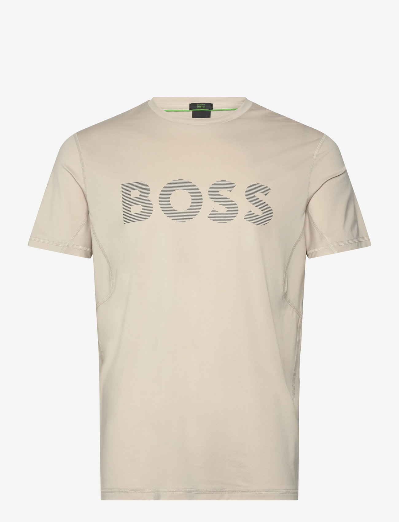 BOSS - Tee Active - t-shirts - open beige - 0