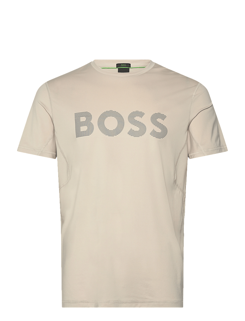 BOSS - Tee Active - t-shirts - open beige - 0