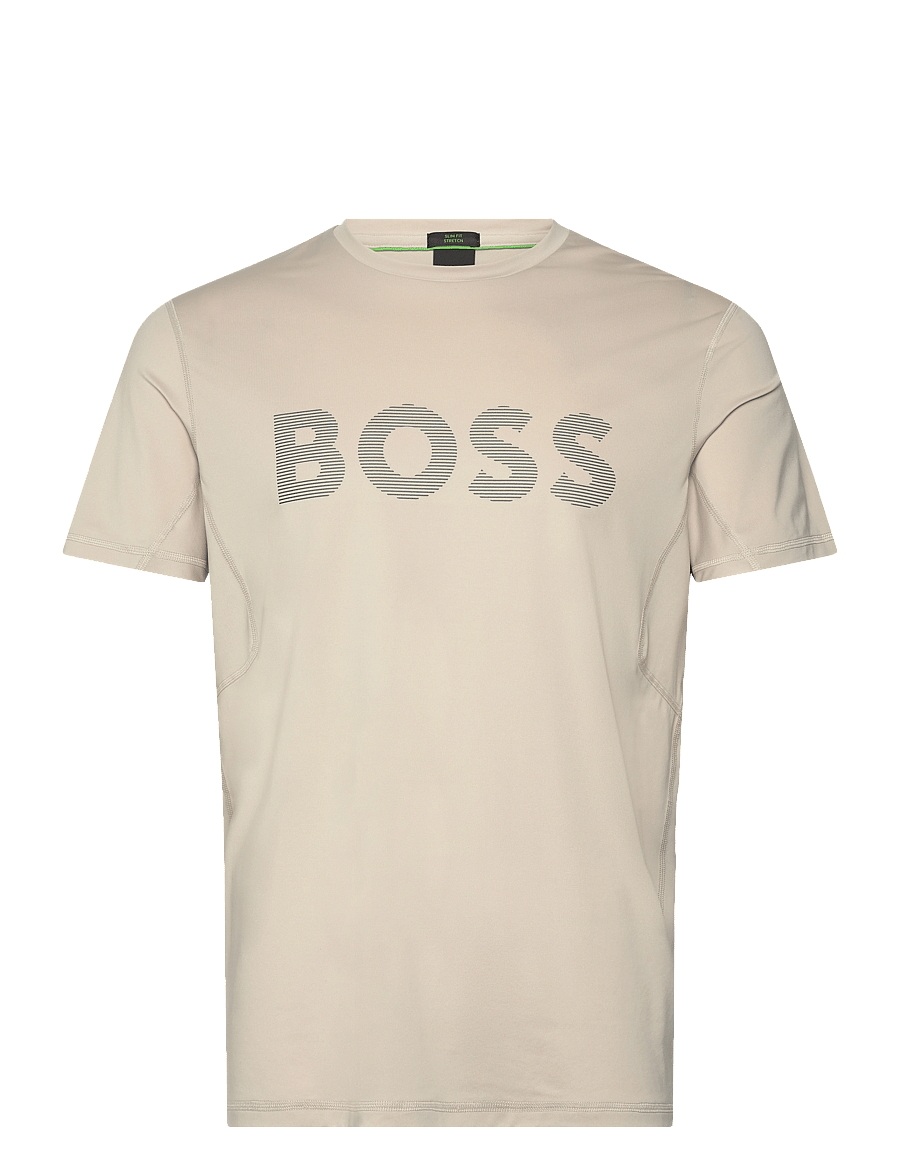 BOSS - Tee Active - t-shirts - open beige - 0