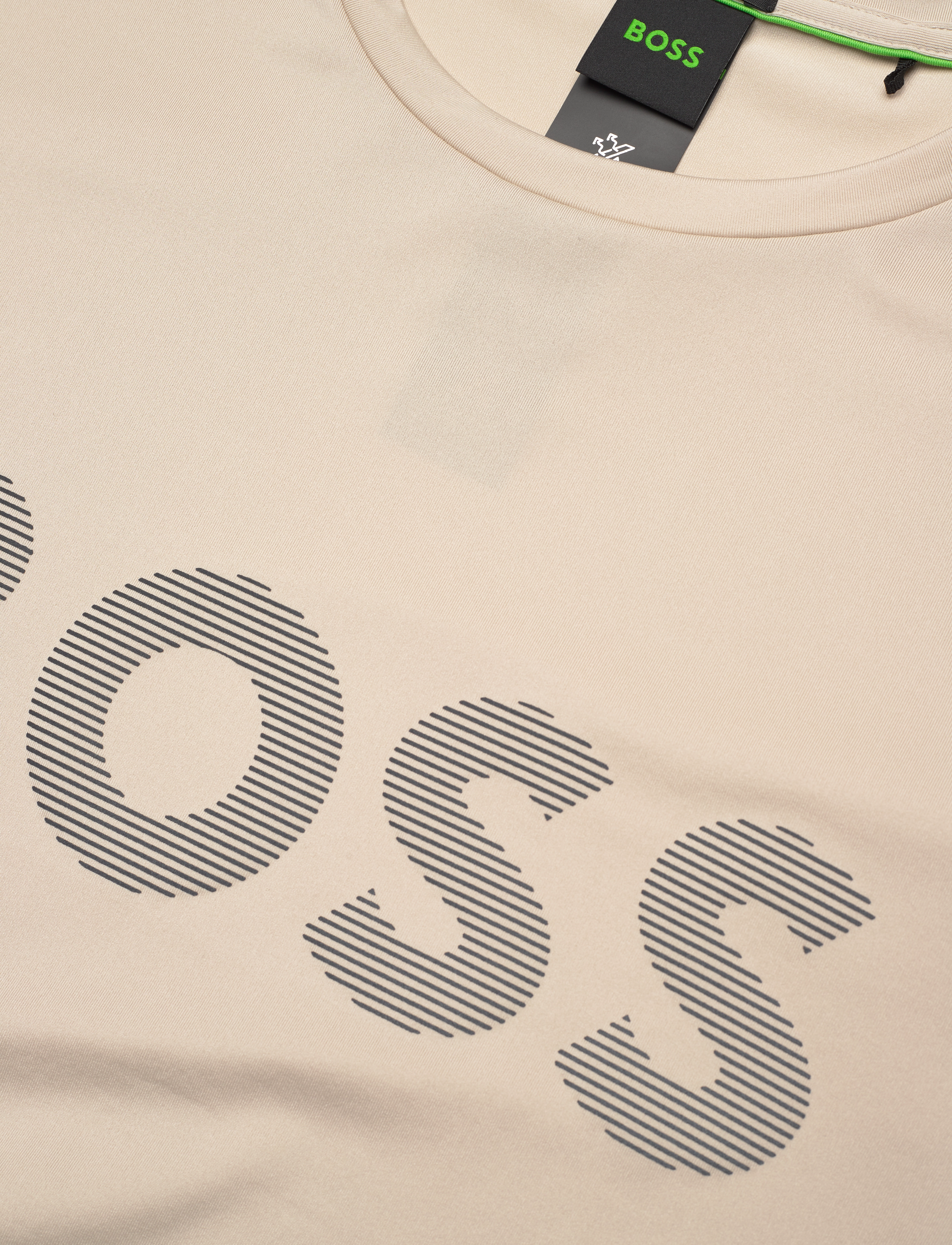 BOSS - Tee Active - t-shirts - open beige - 2