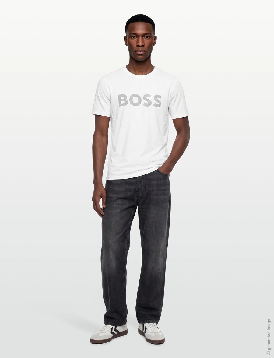 BOSS - Tee Active - t-shirts - white - 0