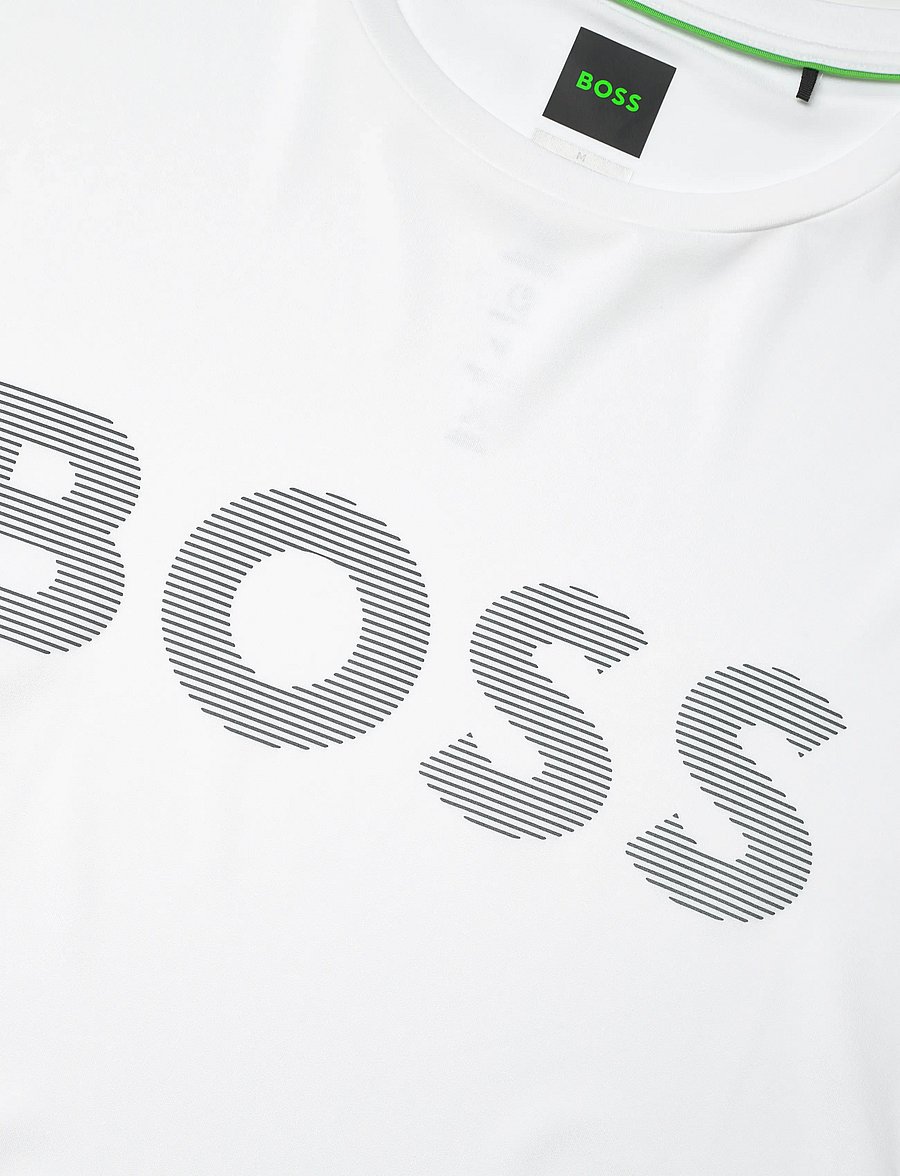 BOSS - Tee Active - t-shirts - white - 2