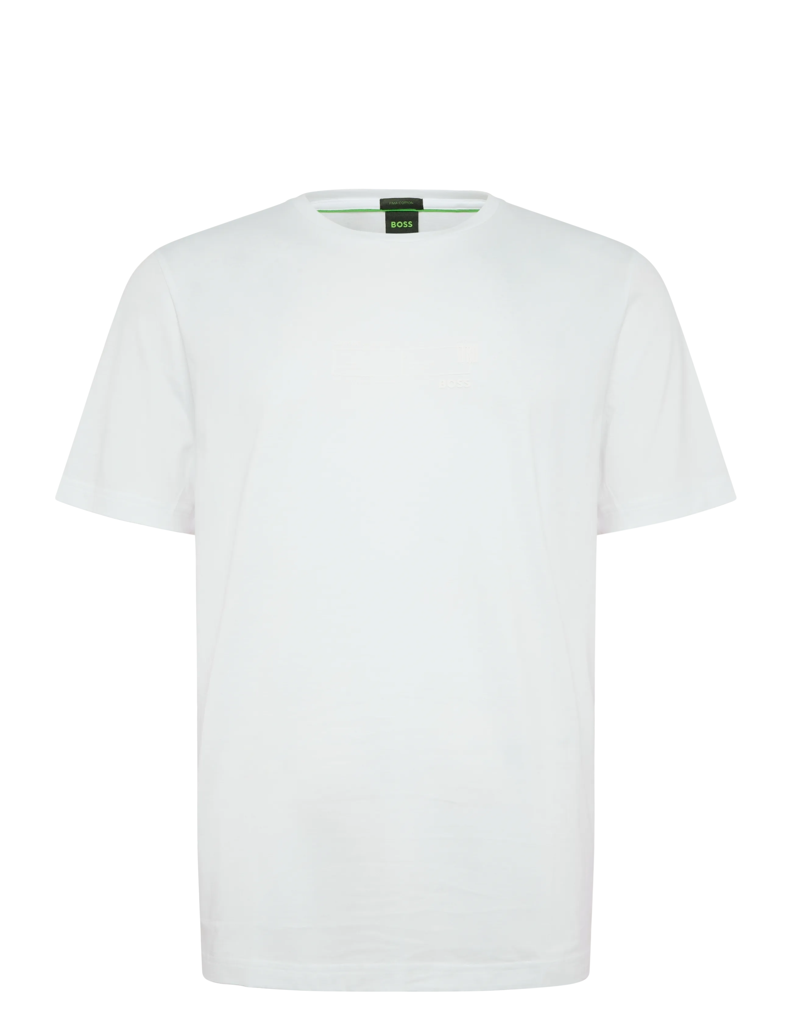 BOSS Tee Pima Deserttech Weiß - M - Herren