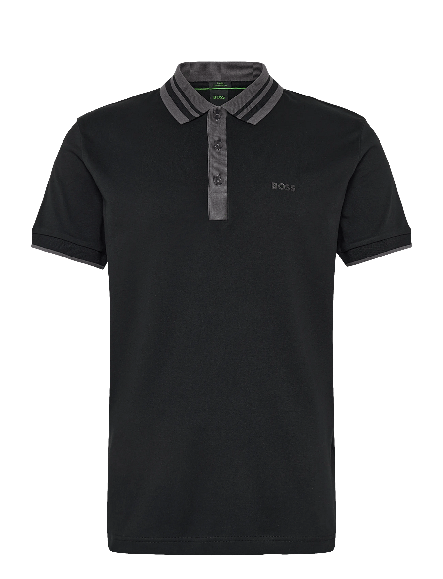 BOSS - Paule Tape - oberteile & t-shirts - black - 1