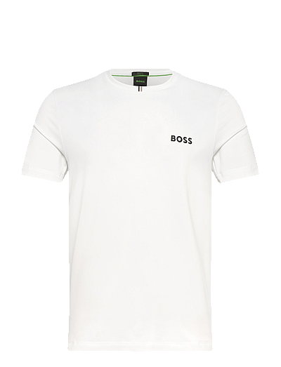 BOSS Tee MB - Tøj - WHITE / white
