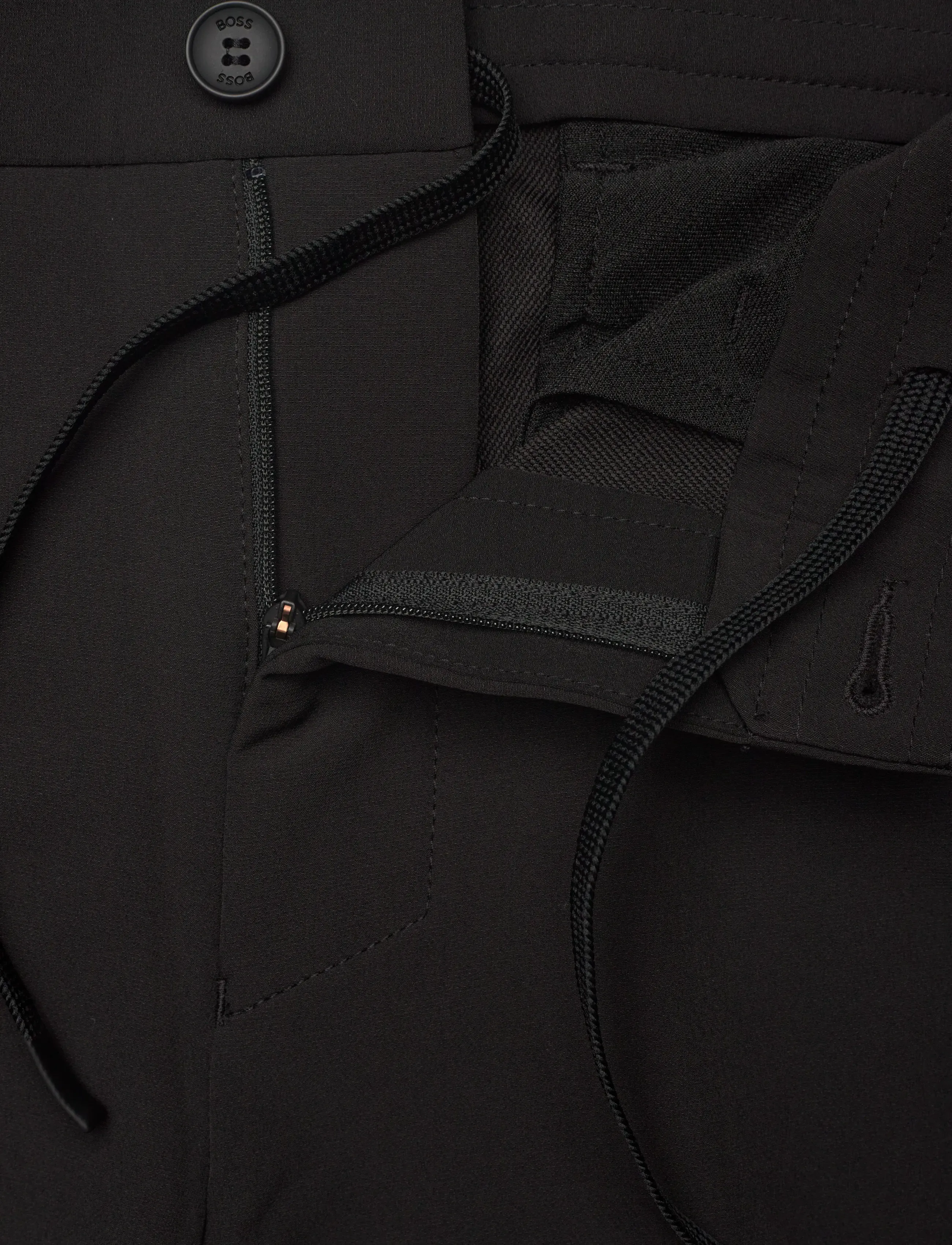 BOSS - T_Commuter-Reg - casual byxor - black - 3