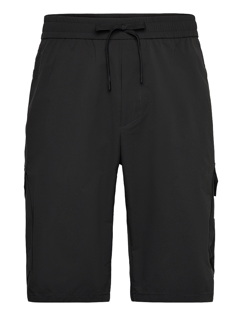 BOSS - S_Urbanex-Cargo - vabaaja lühikesed püksid - black - 0