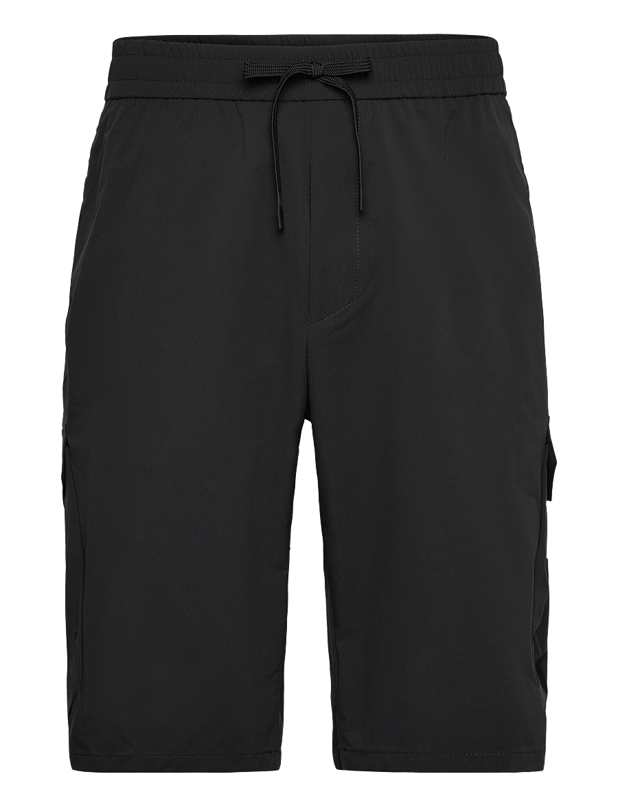 BOSS - S_Urbanex-Cargo - vabaaja lühikesed püksid - black - 0