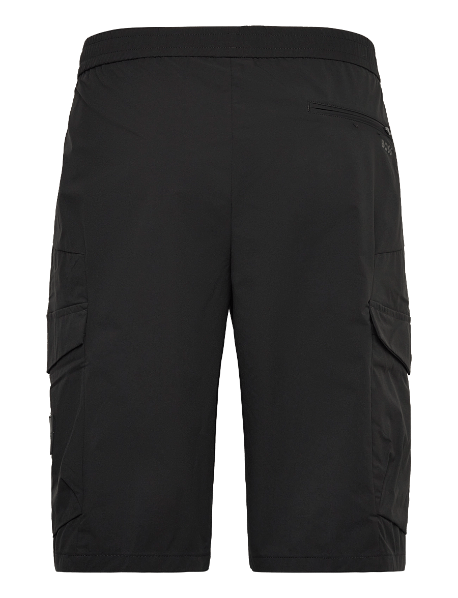 BOSS - S_Urbanex-Cargo - vabaaja lühikesed püksid - black - 1