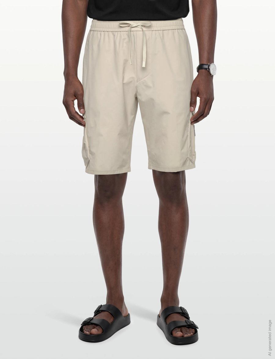 BOSS - S_Urbanex-Cargo - freizeit shorts - light beige - 3