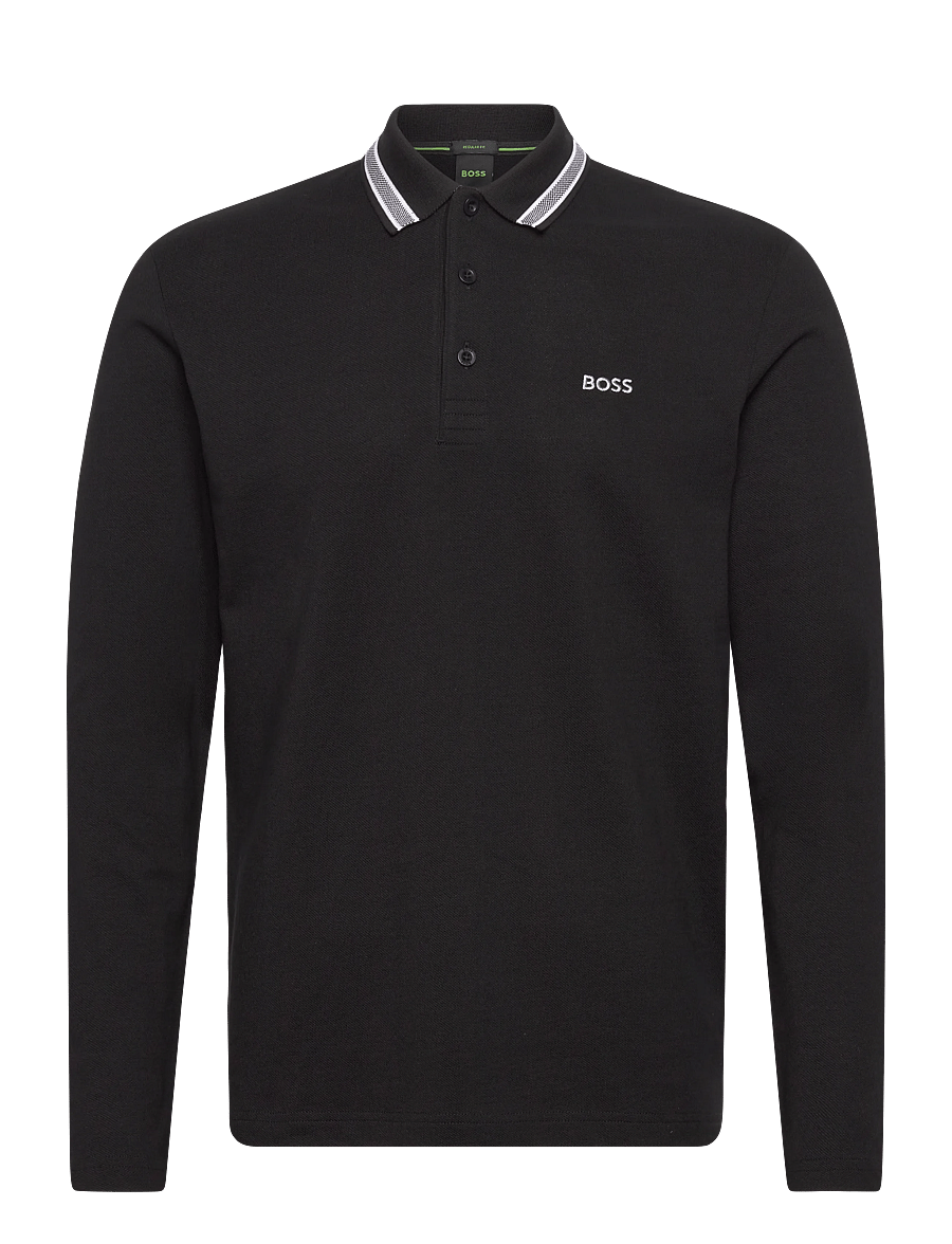 BOSS - Plisy - oberteile & t-shirts - black - 0